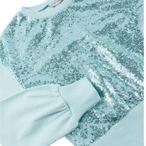 Habitual Sequin Sweatshirt - Light Mint Green size 7/8